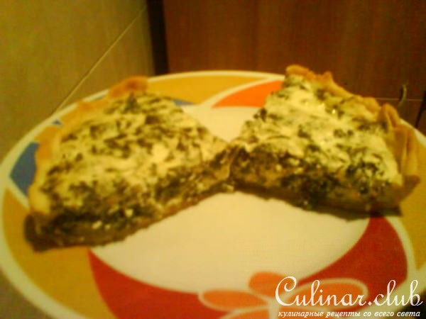 Киш со шпинатом