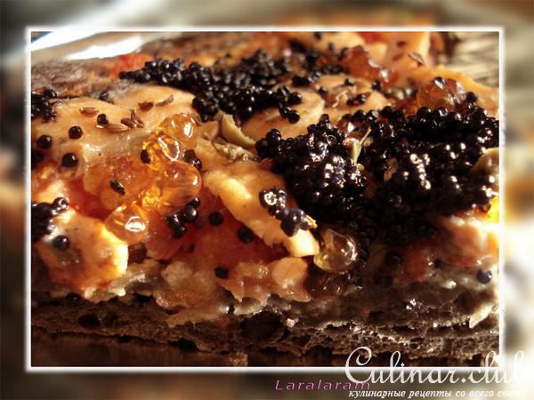 КРАСНОЕ И ЧЁРНОЕ - Пицца-люкс или чёрная пицца