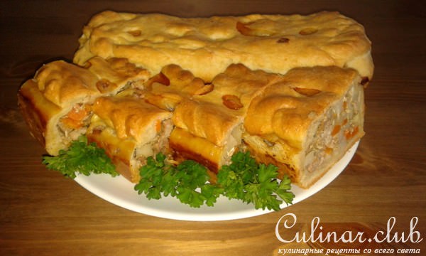 Мясной пирог "Обитель тьмы"