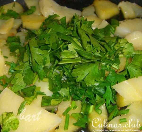 Киш с лисичками
