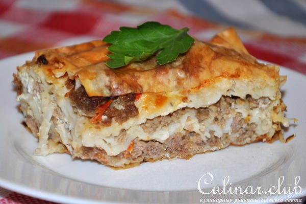 Мясной пирог "Гуляш"