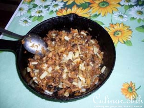 Пирог "Кузовок с грибами"