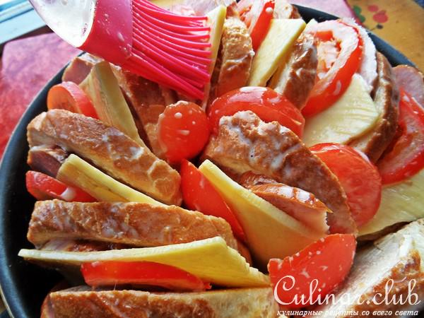 Коблер с ветчиной и сыром