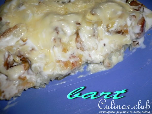 Potato cake с мясом.