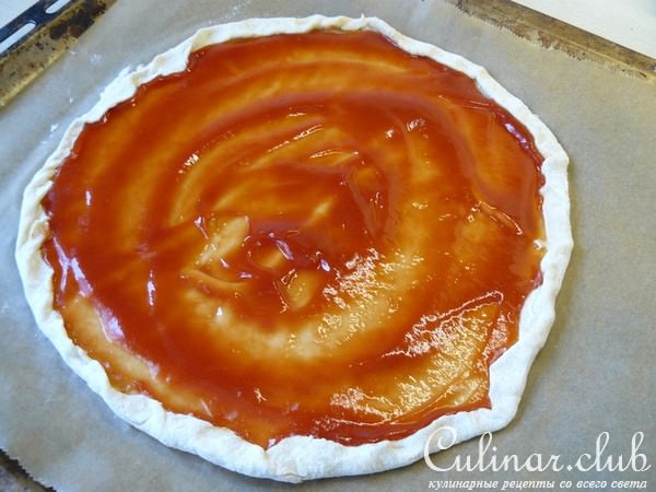 Пицца с курицей