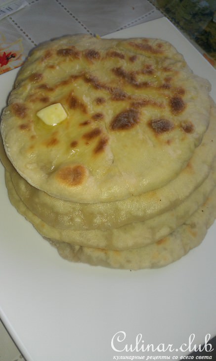 Лепёшки с мясом (Хычин)