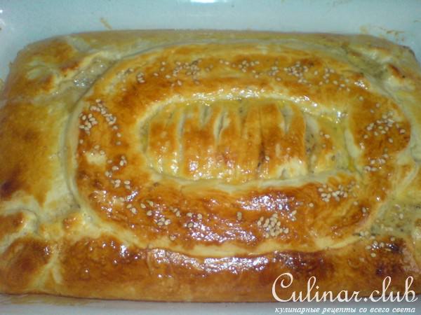 Пирог с грибами(вариант)