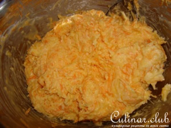 Сырно-морковный пирог