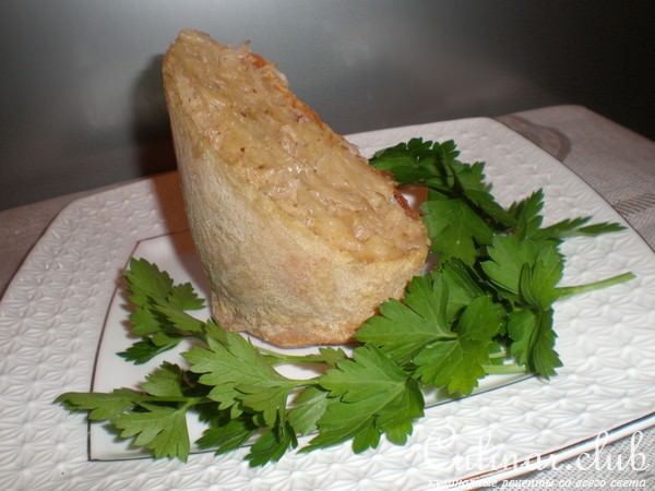 Очень он вкусный - штрудель капустный