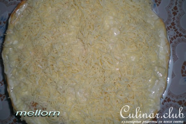 Закусочный торт (с консервированной рыбой)