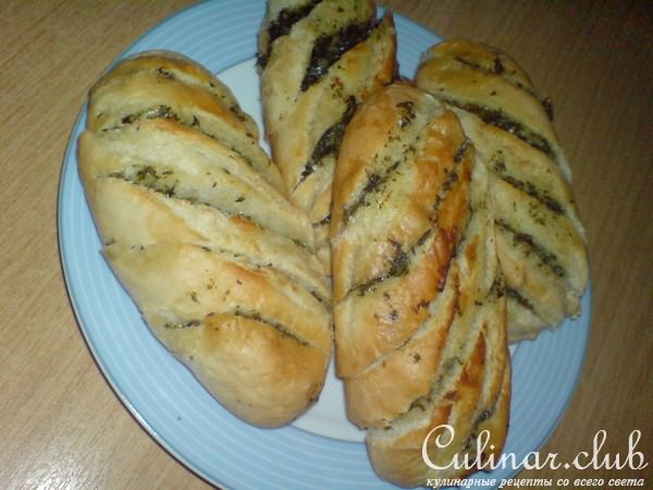 Багеты с Пармезаном и чесноком