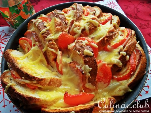 Коблер с ветчиной и сыром
