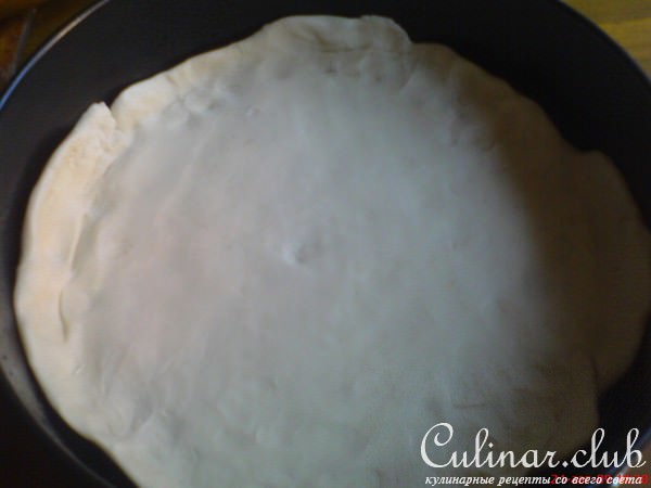 Слоёный пирог с овощами