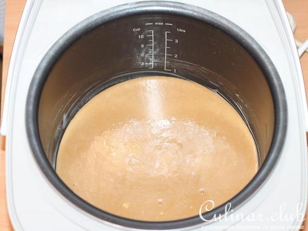 Кофейный бисквит в мультиварке