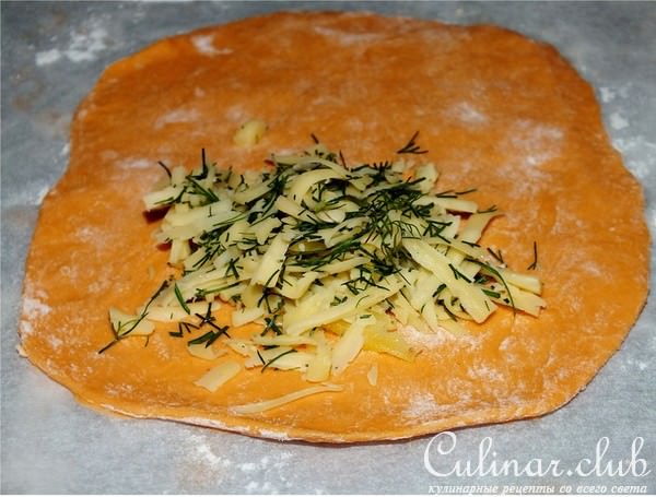 Томатные лепешки с сыром