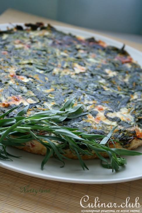 Кельтский пирог (Pastai geltaidd) со шпинатом и эстрагоном
