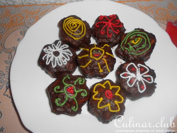 Шоколадно-медовые пряники