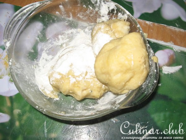Рыбные рогалики(с необычным тестом).