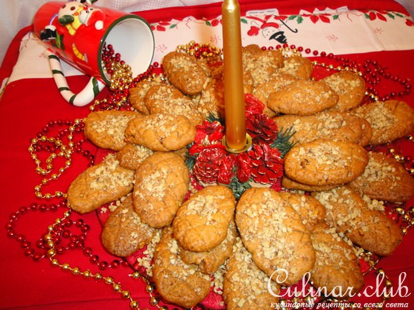"Меломакарона"(рождественское медовое печенье)