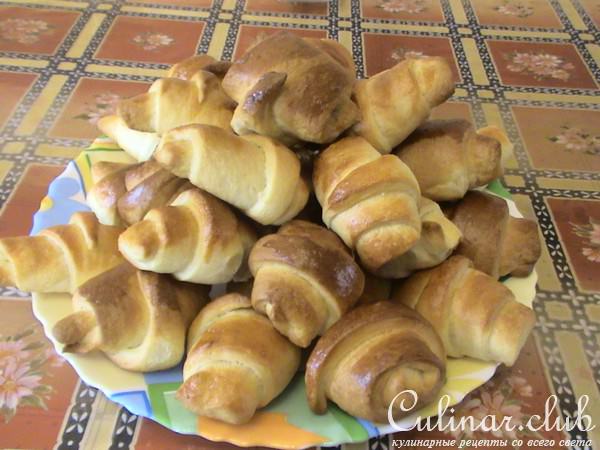 рогалики с мармеладом и шоколадом(вариант)