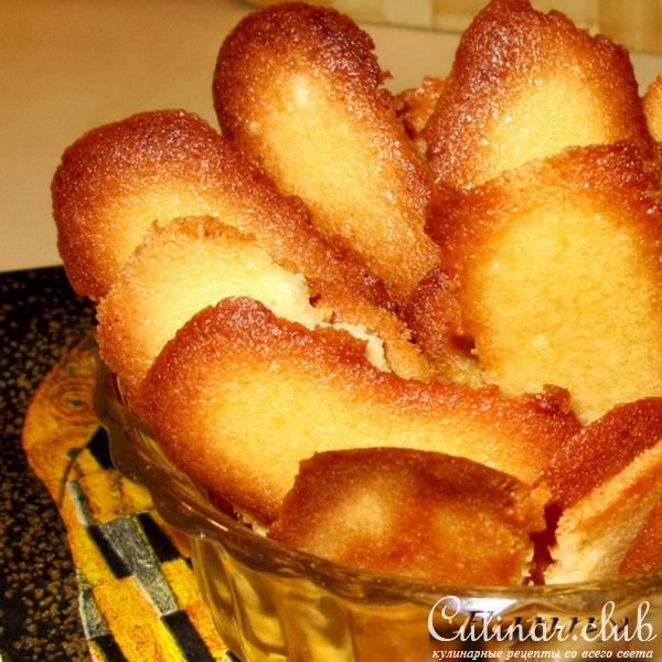"Кошачьи язычки", печенье