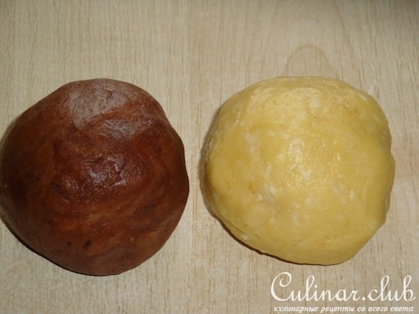 Шоколадные рогалики с кокосом
