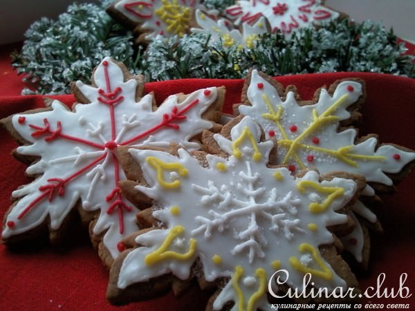 Печенье "Снежинки" (Зимнее настроение)