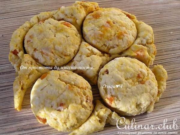Сконы с курагой
