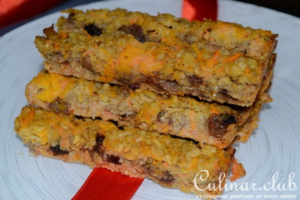 Овсяные полоски к чаю