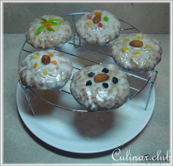 Пряники с цукатами и орехами "Искушение".