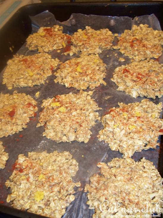 Овсяно-Сырное печенье,по вкусу приближенное к гламуру.Всем Катям посвещается!!!