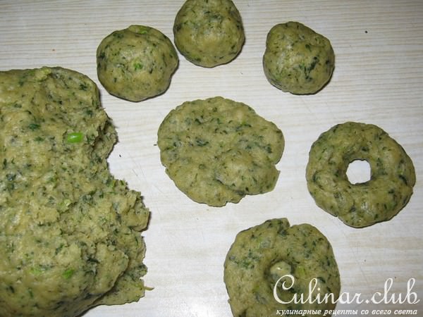 Бублички с зеленью-быстрый перекус!