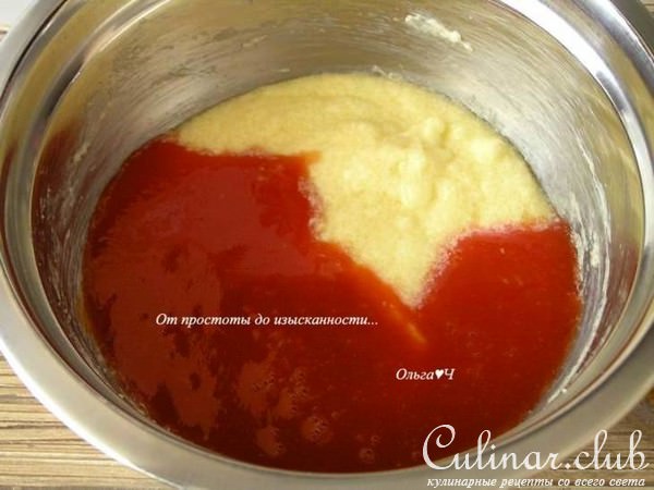 Сладкое томатное печенье