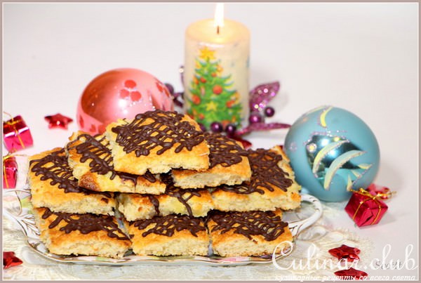Ананасовое печенье "Именинное" для Аллочки