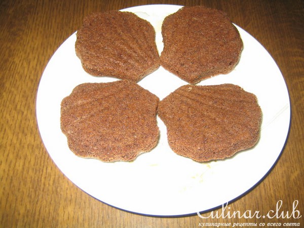 шоколадные Мадлен с корицей