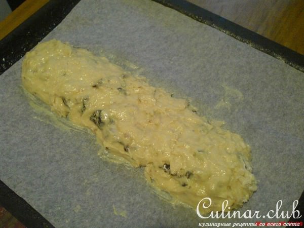 Бискотти с грецкими орехами и черносливом