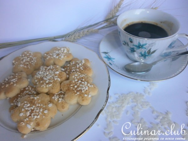 Печенье из рисовой муки и йогуртом " Похрустим йогуртом"
