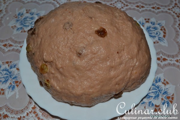 Печенье на красном вине с изюмом
