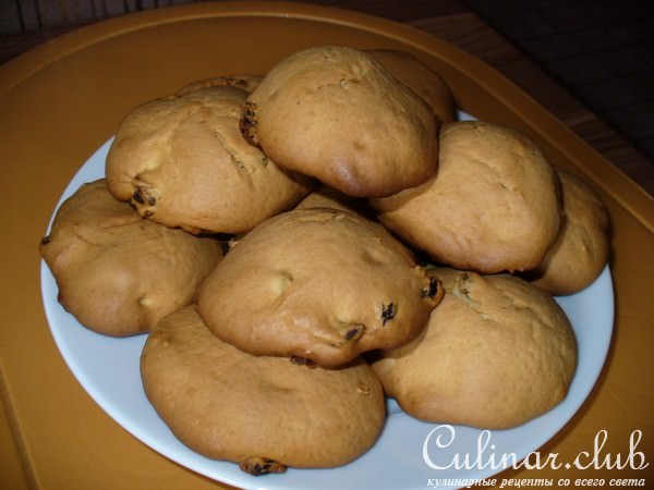 Пряники с изюмом и курагой