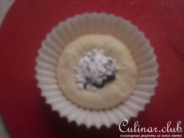 Булочки с черникой