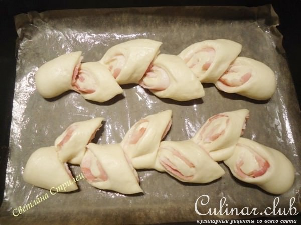 Колоски с беконом