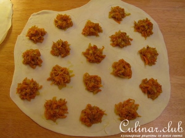 Пирожки с морковной начинкой для Зайки