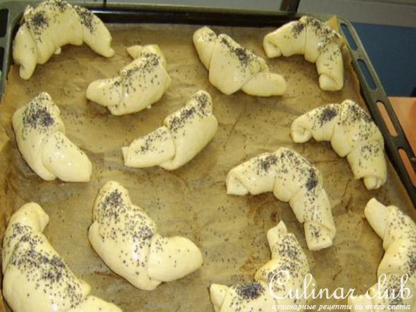 Рогалики с ветчиной и сыром