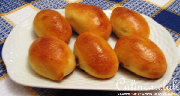Пирожки на «два укуса» с мясом (мой вариант)