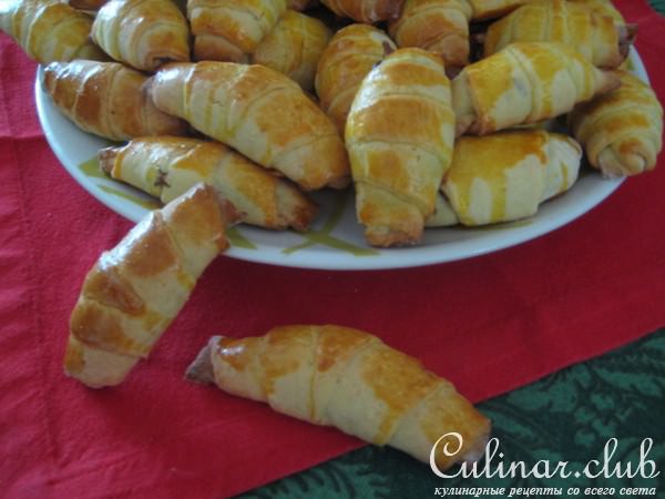Творожные рогалики (с разнообразной начинкой!) (вариант)