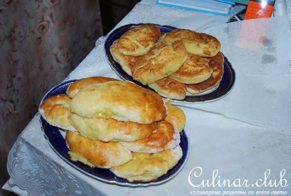 Пирожки с картошкой и капустой (Мои первые пирожки)