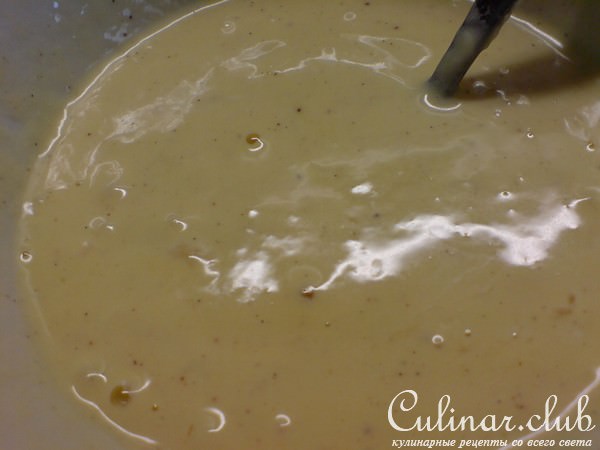 Булочки сдобные с яблочным кремом и орехами