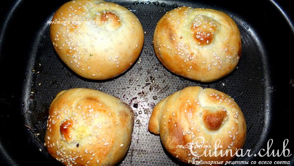 Пирожки с двумя начинками (вариант, новогодняя эстафета)