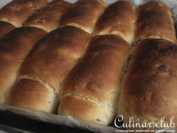 Булочки САЙКА с изюмом