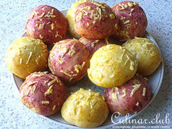 Пампушки свекольные и морковные